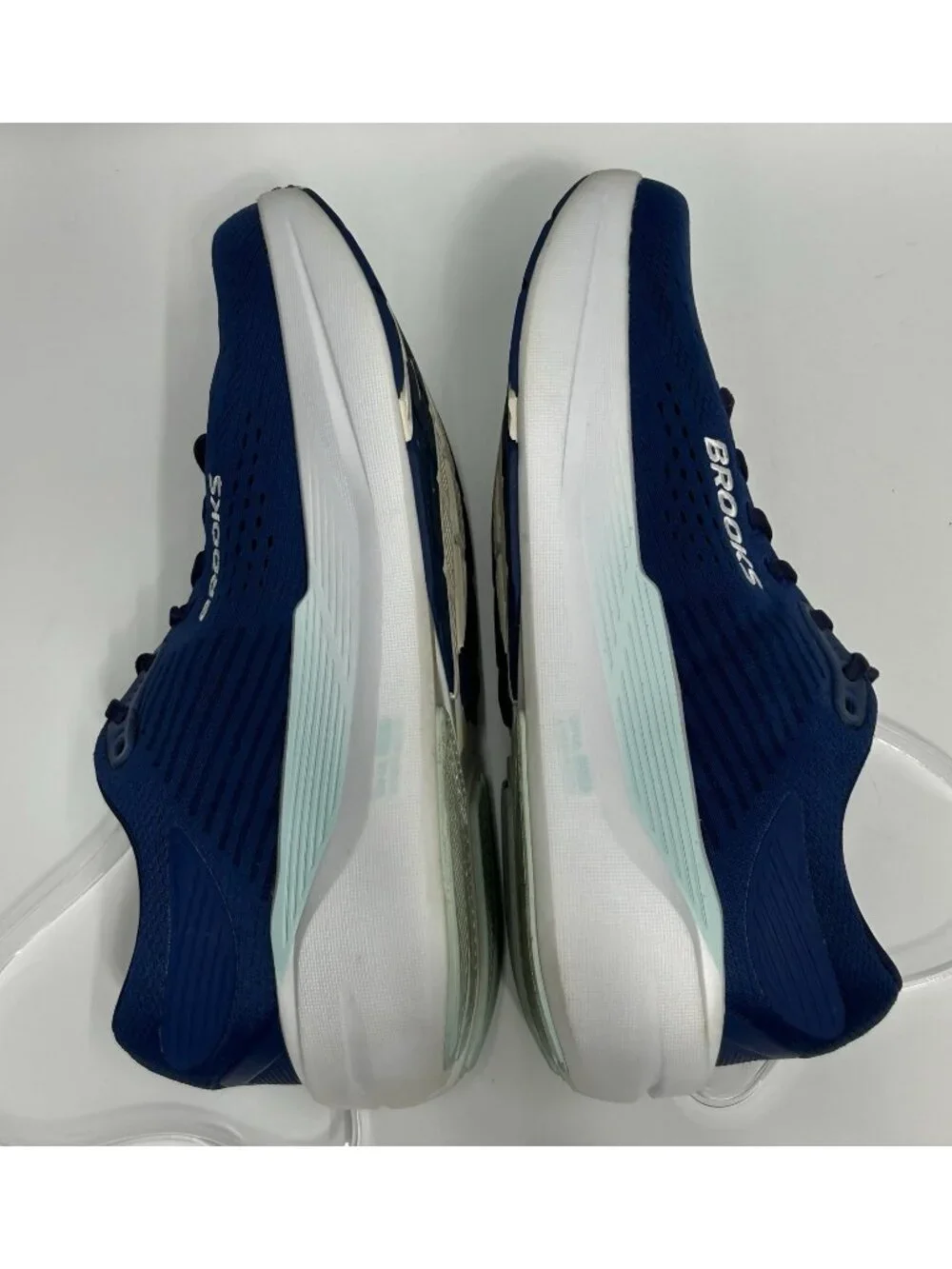 Brooks GHOST MAX 3 Shoes Womens 12 Navy Peacock Blue Walking Sneakers EXC